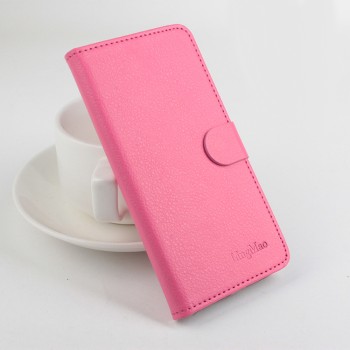 Чехол портмоне подставка на силиконовой основе с защелкой для Xiaomi Mi4S Пурпурный