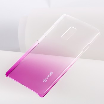 Пластиковый градиентный чехол для OnePlus 2 Розовый