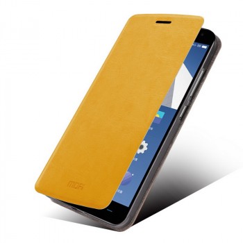 Чехол флип подставка на силиконовой основе водоотталкивающий для OnePlus 2 Желтый