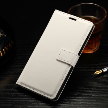 Глянцевый чехол портмоне подставка с защелкой для OnePlus 2 Белый