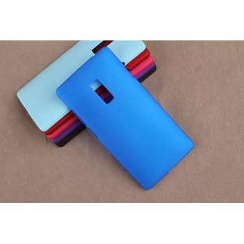 Пластиковый матовый непрозрачный чехол для OnePlus 2 Синий