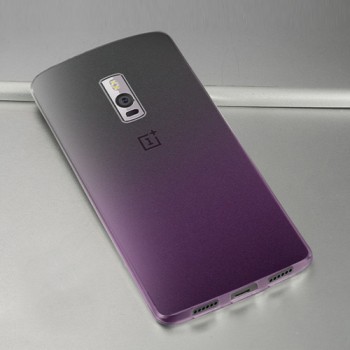 Силиконовый градиентный чехол для OnePlus 2 Фиолетовый