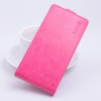 Глянцевый чехол вертикальная книжка на силиконовой основе с магнитной застежкой для LG K4 Пурпурный