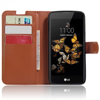 Чехол портмоне подставка с защелкой для LG K8