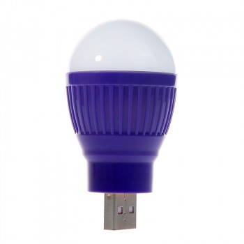 Экстрапортативная USB 2.0 LED-лампа формат Лампочка Фиолетовый