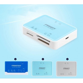 Многофункциональный универсальный USB 2.0 кардридер Micro SD/SD/M2/XD/MemoryStick/CompactFlash
