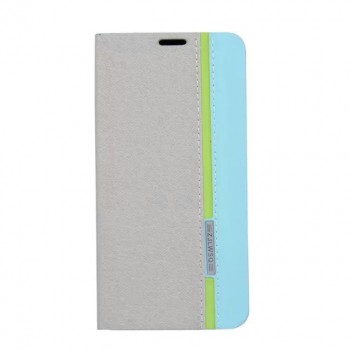 Текстурный чехол портмоне подставка на силиконовой подставке с отделением для карты для Samsung Galaxy A7 (2016) Серый
