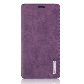 Винтажный чехол флип подставка на присоске для Asus Zenfone 2 Фиолетовый