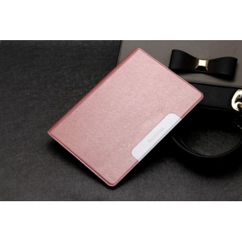 Чехол подставка на силиконовой основе текстура Золото для Lenovo Yoga Tablet 2 10 Розовый