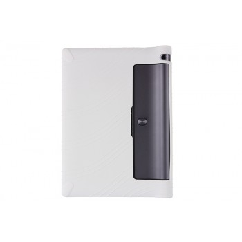 Силиконовый матовый непрозрачный текстурный чехол для Lenovo Yoga Tab 3 10 Белый