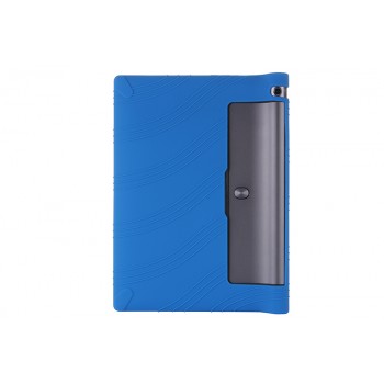 Силиконовый матовый непрозрачный текстурный чехол для Lenovo Yoga Tab 3 10 Синий