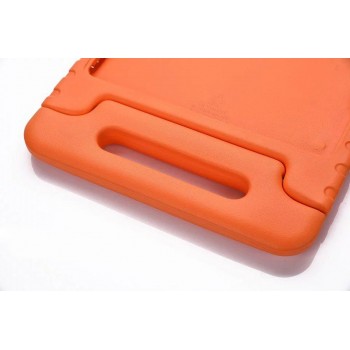 Антиударный силиконовый детский чехол подставка с ручкой для Ipad Pro 9.7 Оранжевый