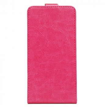 Чехол вертикальная книжка на клеевой основе с магнитной застежкой для Ulefone Paris Розовый