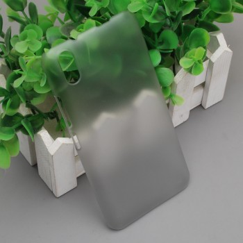 Пластиковый матовый полупрозрачный чехол для Ulefone Paris Серый