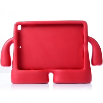 Детский ультразащитный гиппоаллергенный силиконовый фигурный чехол для планшета Ipad Air 2 Красный