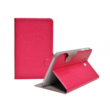 Чехол подставка с застежкой на пластиковой основе серия Glossy Shield для планшета Lenovo S5000 Красный