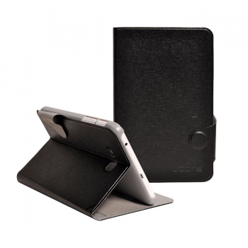 Чехол подставка с застежкой на пластиковой основе серия Glossy Shield для планшета Lenovo S5000 Черный