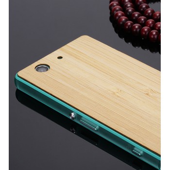 Экстратонкая клеевая натуральная деревянная накладка для Sony Xperia Z3 Compact