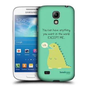 Пластиковый чехол с принтом для Samsung Galaxy S4 Mini Динозавр