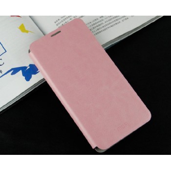Чехол флип подставка водоотталкивающий для Samsung Galaxy Alpha Розовый