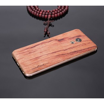 Экстратонкая клеевая натуральная деревянная накладка для Meizu MX6