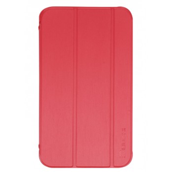 Сегмантарный чехол подставка на пластиковой основедля планшета ASUS FonePad 7 FE170CG Красный