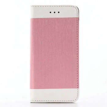 Чехол портмоне подставка на силиконовой основе для Iphone 7/8 Розовый