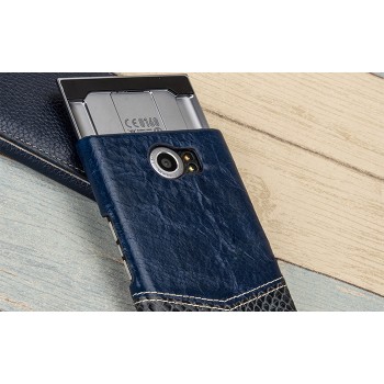 Кожаный чехол накладка (2 вида премиум нат. кожи) для Blackberry Priv