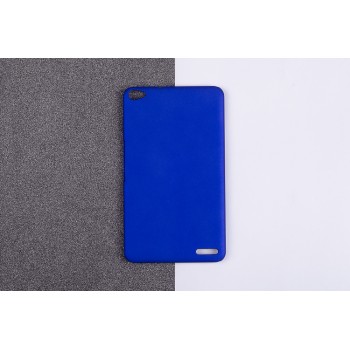Пластиковый матовый непрозрачный чехол для Huawei MediaPad X2 Синий