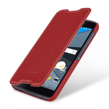 Кожаный чехол горизонтальная книжка (премиум нат. кожа) для BlackBerry DTEK50