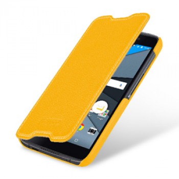 Кожаный чехол горизонтальная книжка (премиум нат. кожа) для BlackBerry DTEK50