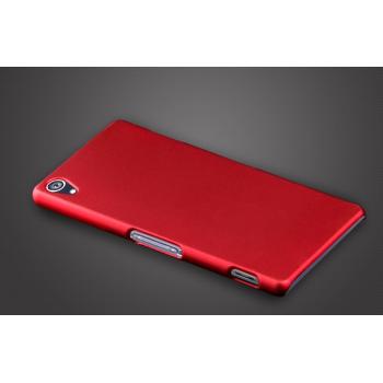 Пластиковый чехол серия Metallic для Sony Xperia Z3 Красный