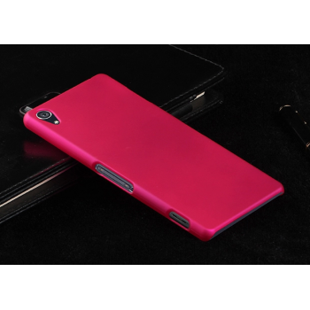 Пластиковый чехол серия Metallic для Sony Xperia Z3 Пурпурный