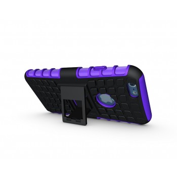 Силиконовый чехол экстрим защита для Iphone 6 Plus Фиолетовый