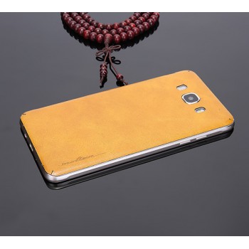 Экстратонкая клеевая кожаная накладка для Samsung Galaxy J7