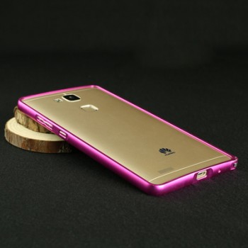 Металлический бампер для Huawei Ascend Mate 7 Пурпурный