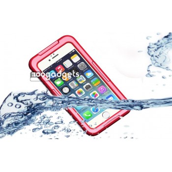 Водонепроницаемый силикон-пластик чехол для Iphone 6 Красный