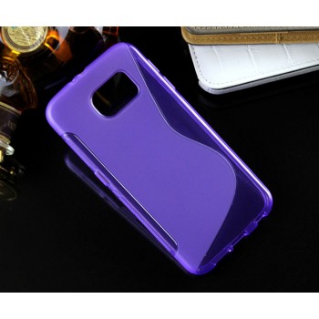 Силиконовый S чехол для Samsung Galaxy S6 Фиолетовый