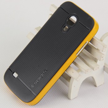 Двухкомпонентный премиум поликарбонат-пластик чехол для Samsung Galaxy S4 Mini Желтый