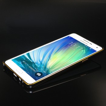 Металлический бампер для Samsung Galaxy A7 Черный
