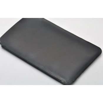 Кожаный мешок для Samsung Galaxy A7 Черный