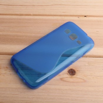 Силиконовый матовый чехол с нескользящей текстурой S для Samsung Galaxy J5 Синий