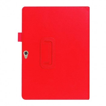 Чехол подставка с рамочной защитой экрана для Huawei MediaPad M2 10 Красный