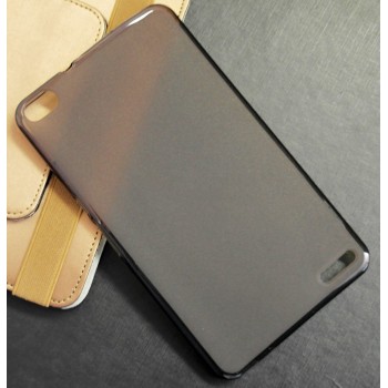 Силиконовый матовый полупрозрачный чехол для Huawei MediaPad X2 Черный