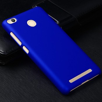 Пластиковый непрозрачный матовый чехол для Xiaomi RedMi 3 Pro/3S Синий