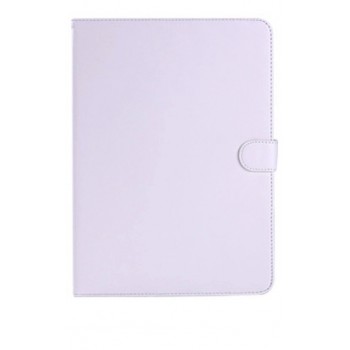 Кожаный чехол подставка с застежкой для Samsung Galaxy Tab 4 10.1 Белый