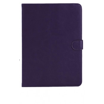 Кожаный чехол подставка с застежкой для Samsung Galaxy Tab 4 10.1 Фиолетовый