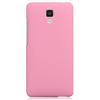 Пластиковый матовый чехол для Xiaomi Mi4 Розовый