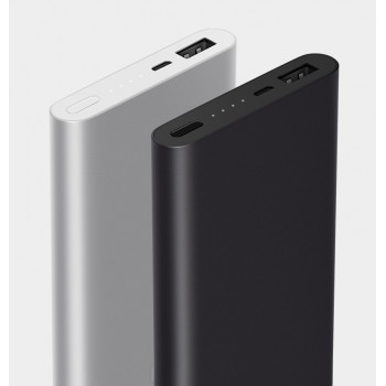 Оригинальное портативное зарядное устройство Xiaomi в тонком 14 мм матовом металлическом корпусе 10000 мАч