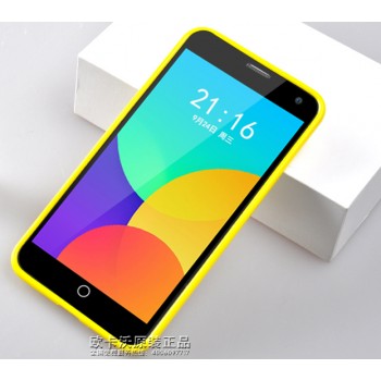 Силиконовый чехол серия JellyCase для Meizu MX4 Желтый